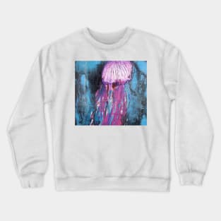 Abstract Jelly Fish Crewneck Sweatshirt